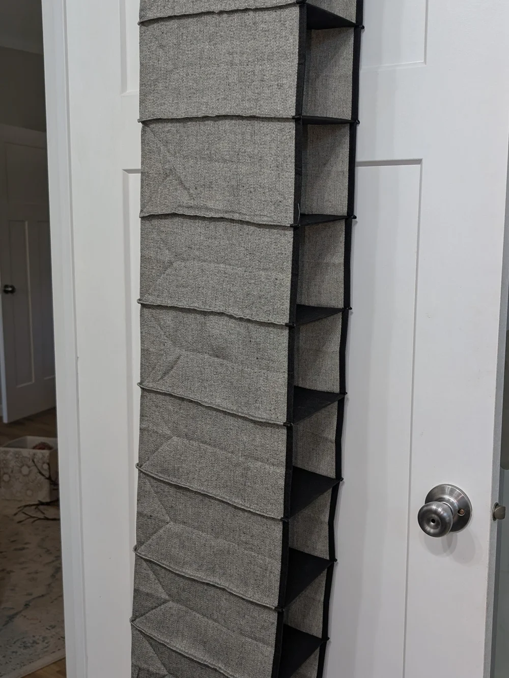 Fabric Hanging Closet Organizer - Gray